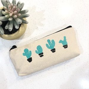 NEW Canvas Cosmetic Pouch